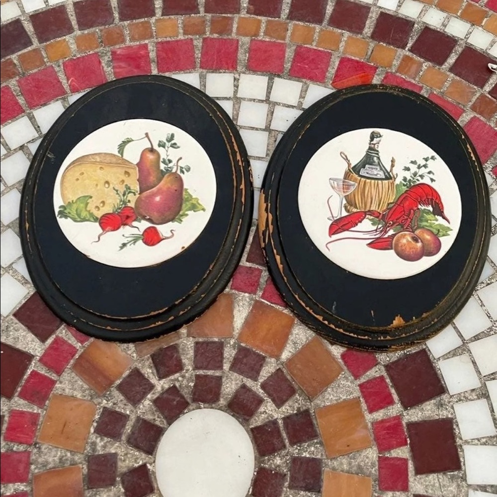 Vintage 70s Kitchen Art